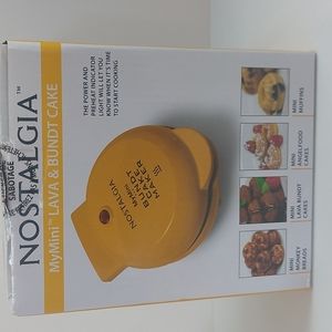 Nostalgia MyMini Lava & Bundt Cake yellow‎